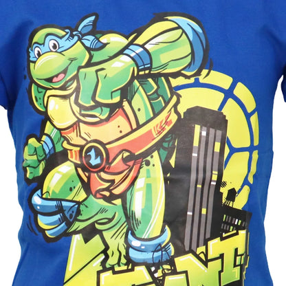 Teenage Mutant Ninja Turtles Leonardo Kinder Jungen T-Shirt Kurzarm Shirt - WS-Trend.de Gr. 104-134