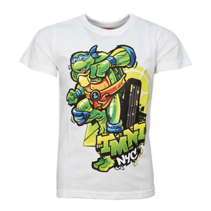 Teenage Mutant Ninja Turtles Leonardo Kinder Jungen T-Shirt Kurzarm Shirt - WS-Trend.de Gr. 104-134