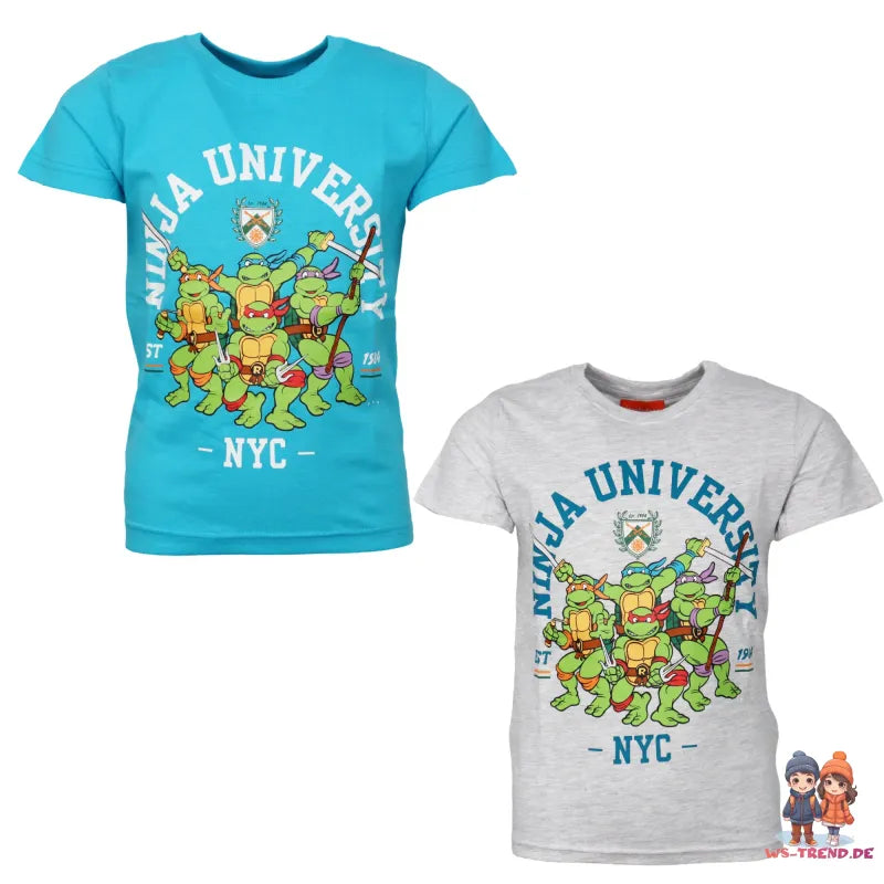 Teenage Mutant Ninja Turtles Kinder Jungen T-Shirt Kurzarm Shirt - WS-Trend.de Gr. 104-134