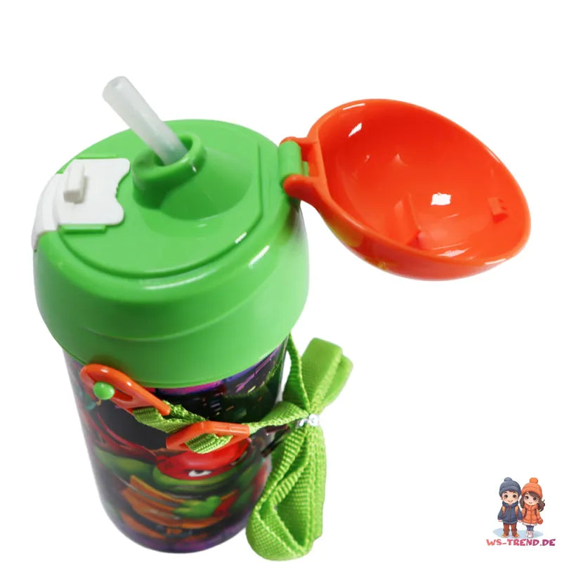 Teenage Mutant Ninja Turtles Wasserflasche Trinkflasche Flasche 500 ml - WS-Trend.de
