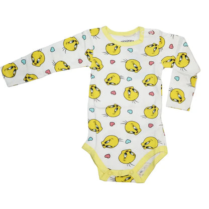 Looney Tunes Tweety Baby Kleinkind kurzarm Body Strampler - WS-Trend.de Gr. 68 - 92 Baumwolle
