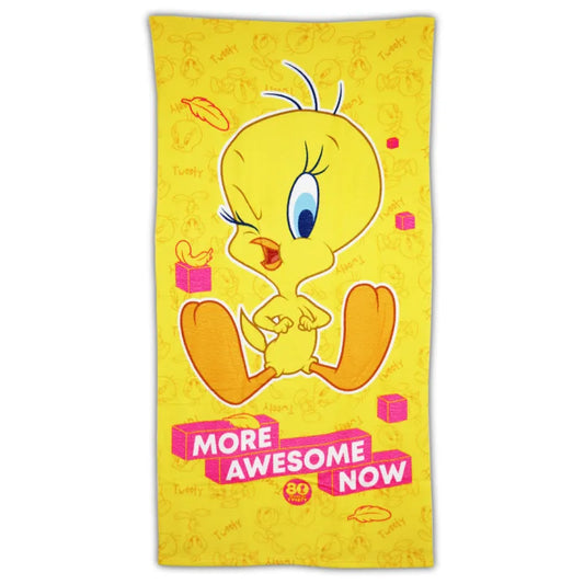 Looney Toons Tweety Mikrofaser Badetuch Strandtuch Duschtuch XL 70x140 cm - WS-Trend.de