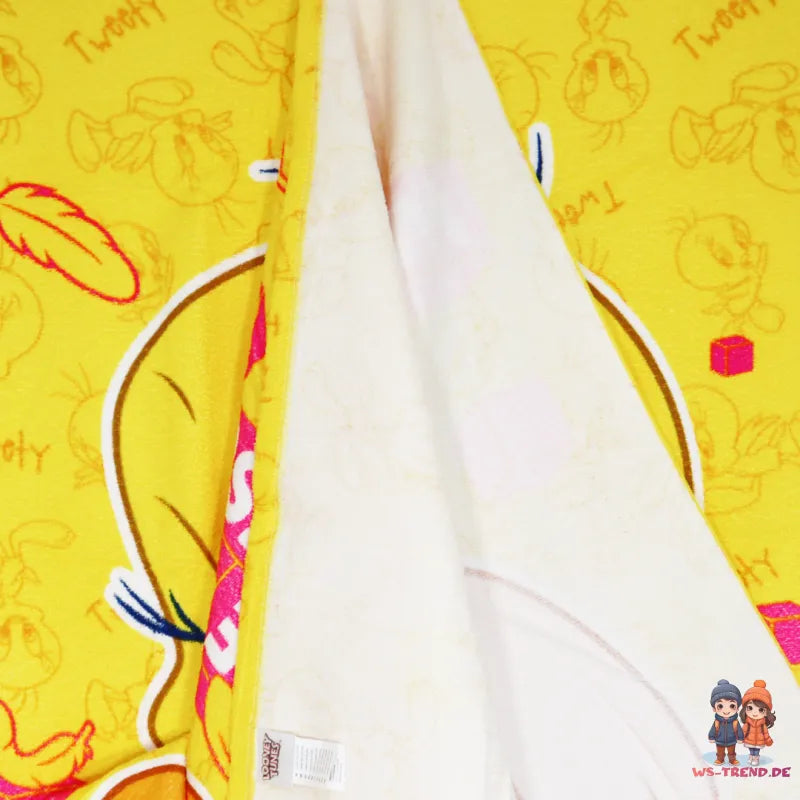 Looney Toons Tweety Mikrofaser Badetuch Strandtuch Duschtuch XL 70x140 cm - WS-Trend.de