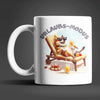 Hund Urlaubs-Modus lustige Keramik Kaffeetasse Teetasse Tasse Geschenkidee