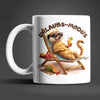 Erdmännchen Urlaubs-Modus Keramik Kaffeetasse Teetasse Tasse Geschenkidee
