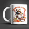 Waschbär Urlaubs-Modus Keramik Kaffeetasse Teetasse Tasse Geschenkidee