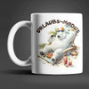 Eisbär Urlaubs-Modus Keramik Kaffeetasse Teetasse Tasse Geschenkidee