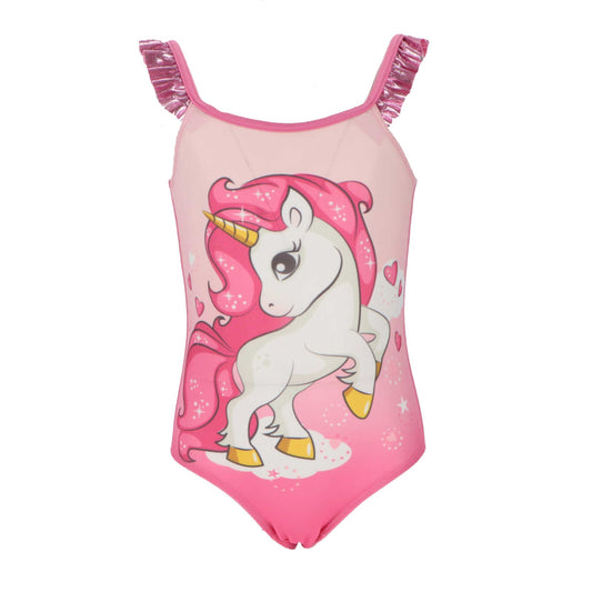 Süßes Einhorn Unicorn Kinder Mädchen Bikini Badeanzug - WS-Trend.de Bademode Gr 98 - 128