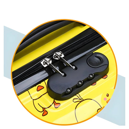 Katze 3D Kinder Trolley Kinderkoffer ABS Kindertrolley 45x35x25 cm - WS-Trend.de