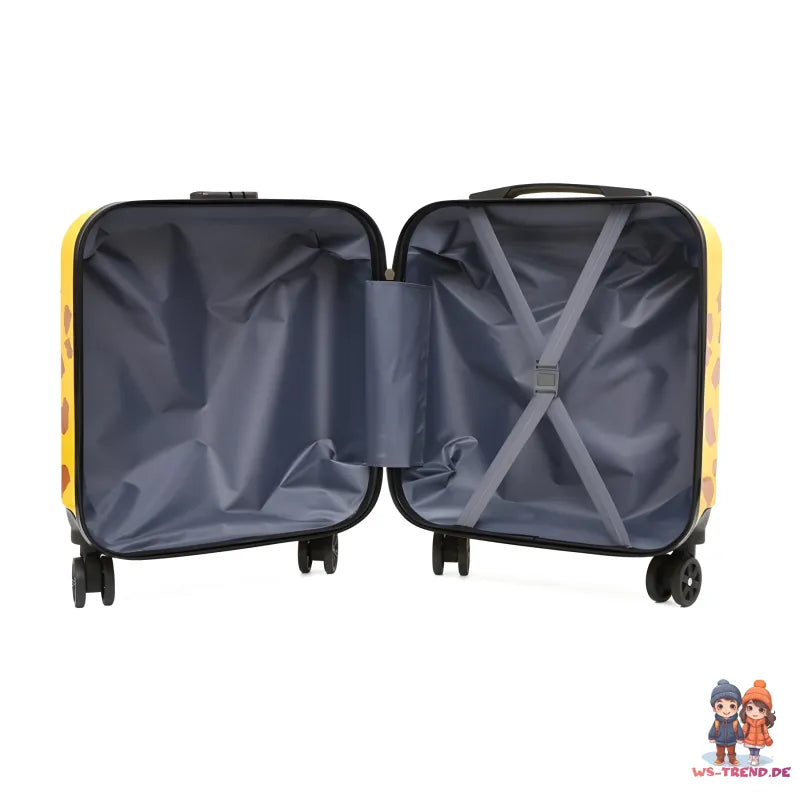 Katze 3D Kinder Trolley Kinderkoffer ABS Kindertrolley 45x35x25 cm - WS-Trend.de