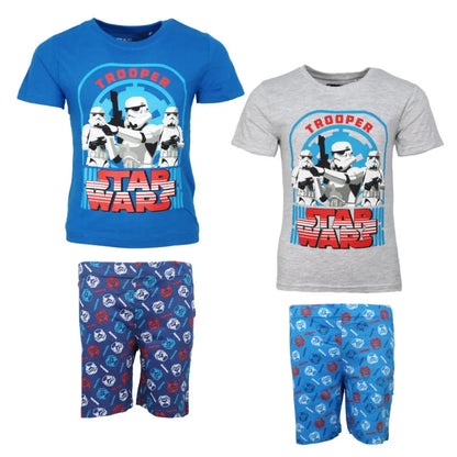 Disney Star Wars Storm Trooper Kinder Pyjama - WS-Trend.de Schlafanzug kurz 110-140 Motivwahl
