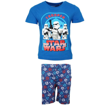Disney Star Wars Storm Trooper Kinder Pyjama - WS-Trend.de Schlafanzug kurz 110-140 Motivwahl