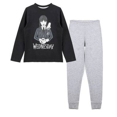 Adams Wednesday Mädchen Schlafanzug Pyjama Nachtwäsche - Ansicht 2
