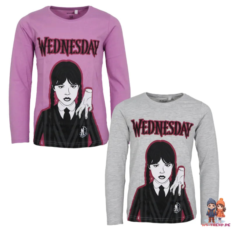 Wednesday Mädchen Langarmshirt langarm Shirt - WS-Trend.de Bluey Bingo Kinder Gr. 92-116 Baumwolle