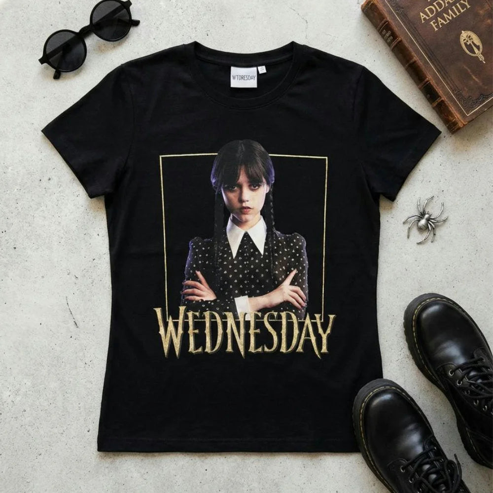 Adams Wednesday Mädchen T-Shirt kurzarm Shirt 100% Baumwolle - WS-Trend.de