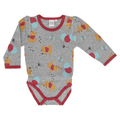 Disney Winnie der Pooh Baby 2er Pack langarm Body Strampler - WS-Trend.de Gr. 62 - 92