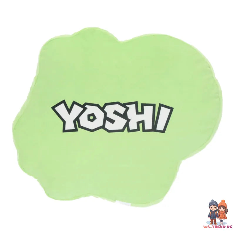 Super Mario YOSHI 3D Velours Kissen Dekokissen 35x38x6 cm - WS-Trend.de