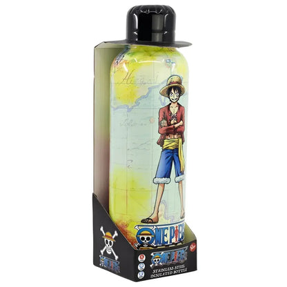 Anime One Piece Ruffy Edelstahl Wasserflasche Trinkflasche Flasche 515 ml - WS-Trend.de