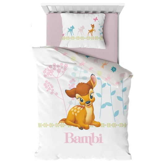 Disney Bambi Baby Kleinkinder Bettwäsche Set - WS-Trend.de - 100x140 cm 40x60 Baumwolle