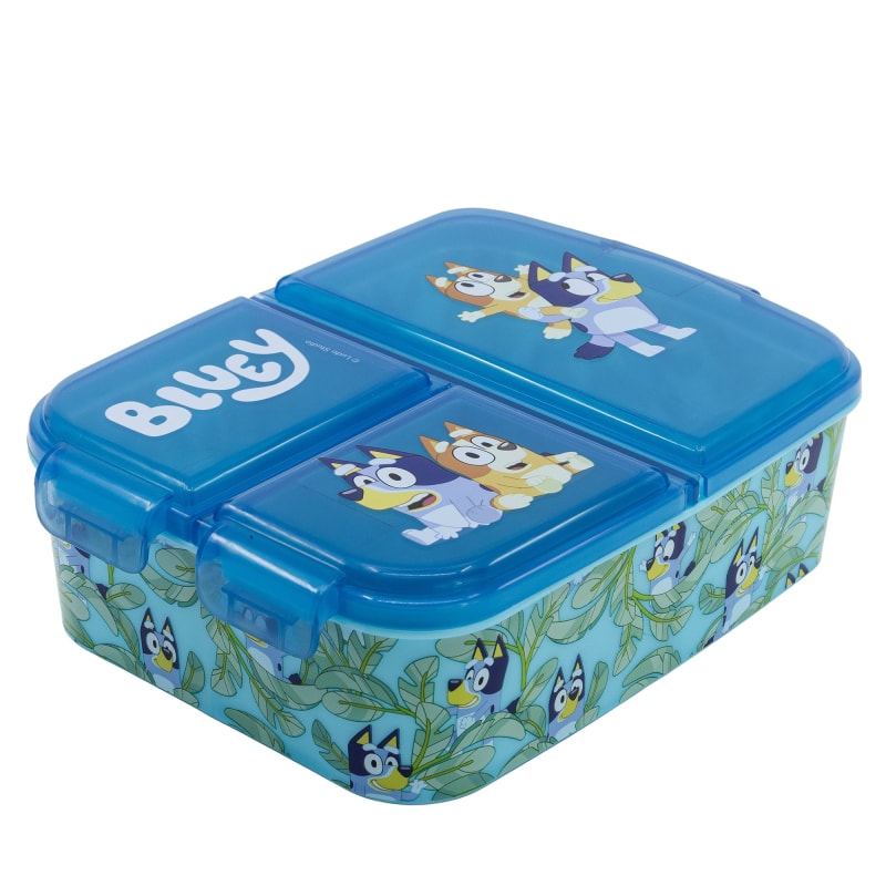 Bluey Bingo Kinder 2 teiliges Set Brotdose mit 3 Kammern Trinkflasche - WS-Trend.de