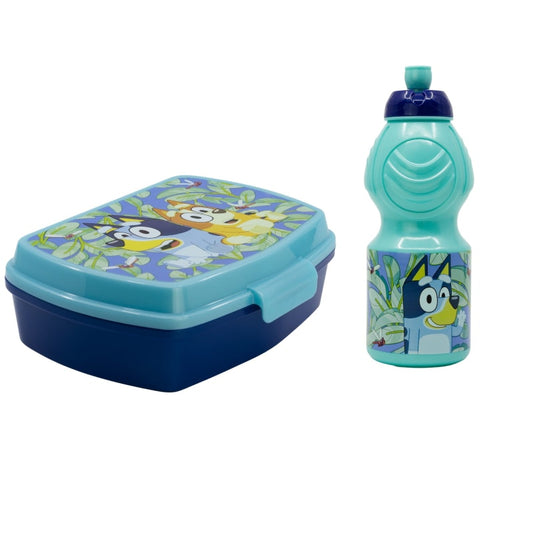 Bluey Bingo Kinder 2 teiliges Set Brotdose plus Trinkflasche - WS-Trend.de