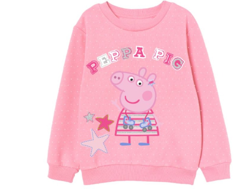 Peppa Wutz Kinder Pullover Sweater - WS-Trend.de Mädchen Gr. 92 - 116 Baumwolle