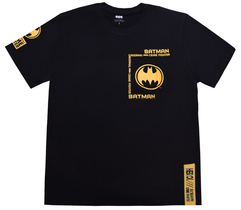 DC Comics Batman Herren kurzarm T-Shirt - WS-Trend.de Kurzarm Shirt Schwarz XS-XL Baumwolle