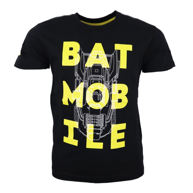DC Comics Batman Kinder kurzarm T-Shirt - WS-Trend.de Batmobile Jungen Kurzarm Gr. 104-134 - 100% Baumwolle