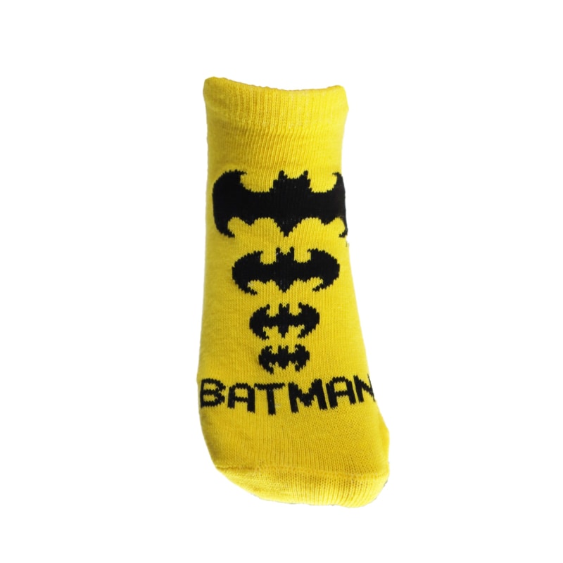 DC Comics Batman Kinder Sneaker Socken 2er Pack - WS-Trend.de Gelb - 23 bis 34