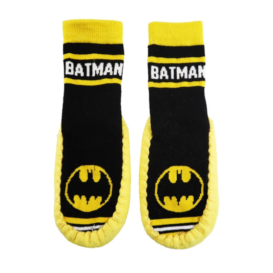 DC Comics Batman Kinder Stopper Socken - WS-Trend.de antirutsch lange Stoppersocken Gelb - 23 bis 28