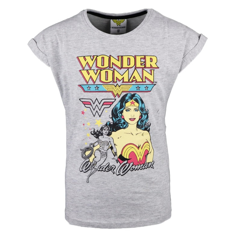 DC Comics Classic Wonder Woman kurzarm Kinder T-Shirt - WS-Trend.de Shirt 134 bis 164 Baumwolle
