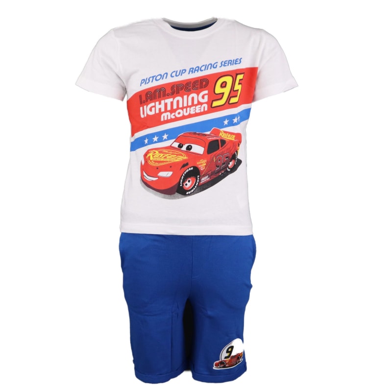 Disney Cars Lightning McQueen Kinder Sommer Set - WS-Trend.de Shirt Shorts Sommerset 98-128 Baumwolle