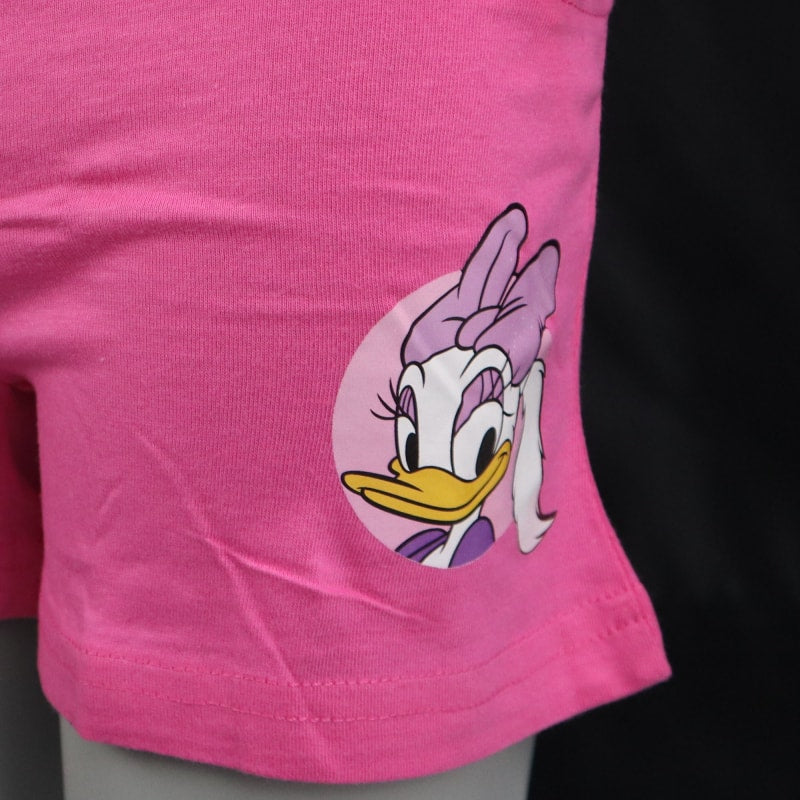 Disney Daisy Duck Kinder Mädchen Sommerset Shorts plus T-Shirt - WS-Trend.de 98-128 Rosa Pink