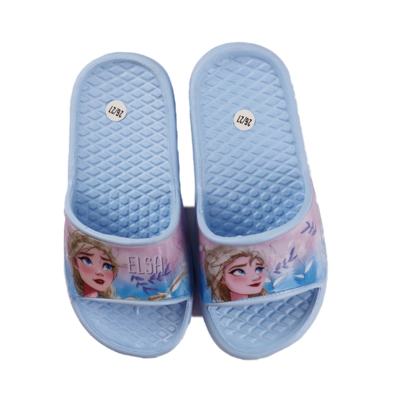 Disney Die Eiskönigin Elsa - Kinder Sandalen - WS-Trend.de Badeschuhe Latschen Lila Blau 24-31