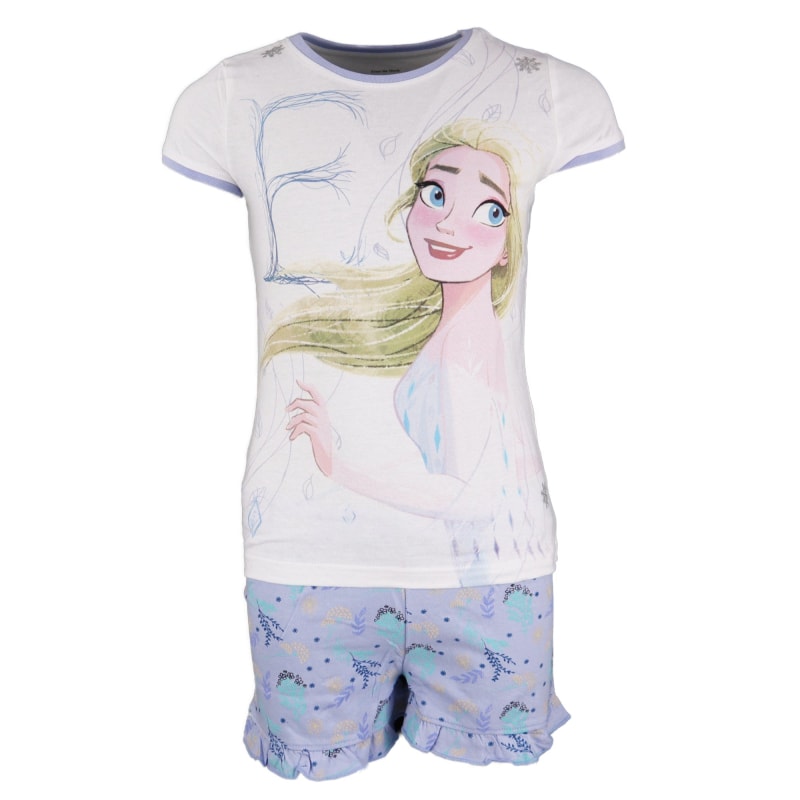Disney Die Eiskönigin Elsa Kinder Schlafanzug Pyjama kurz - WS-Trend.de kurzarm 104 bis 134 baumwolle