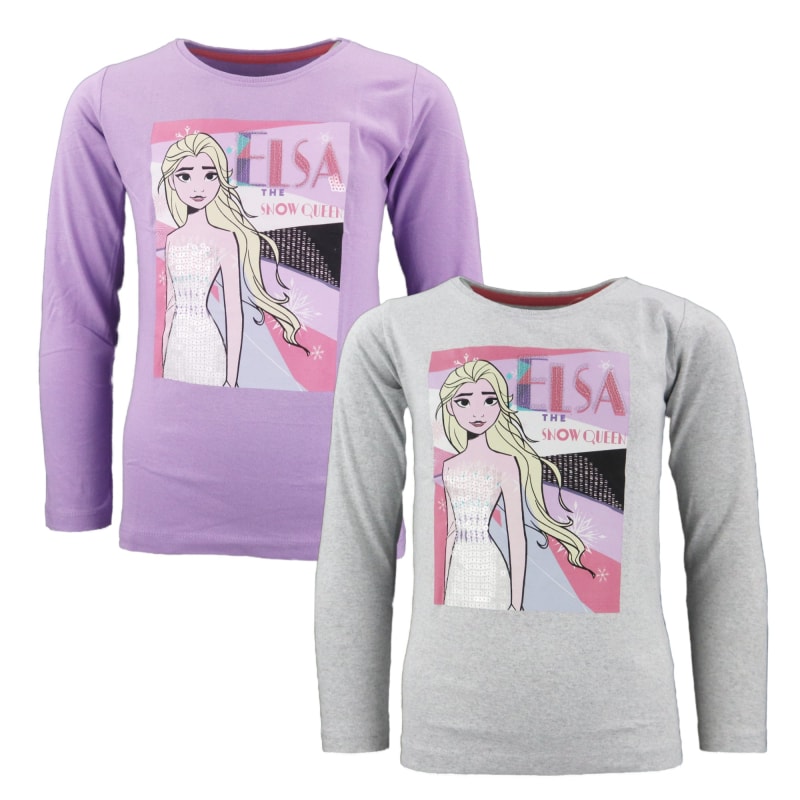 Disney Die Eiskönigin Langarmshirt mit Elsa - WS-Trend.de Kinder T-Shirt Langarm104-134 für Mädchen