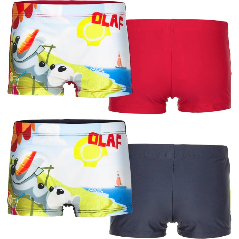 Disney Die Eiskönigin Olaf Snowman Kinder Badehose Shorts - WS-Trend.de Badeshorts jungen Bademode 98 - 116