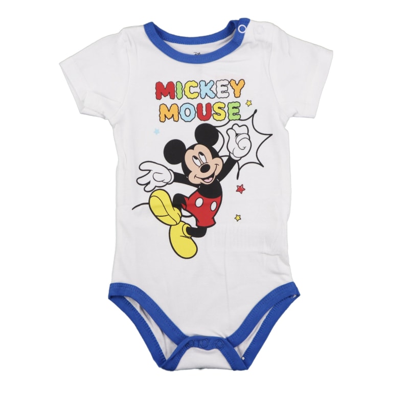 Disney Mickey Maus Baby Kleinkind kurzarm Body - WS-Trend.de Strampler Schlafanzug Gr. 68 - 92