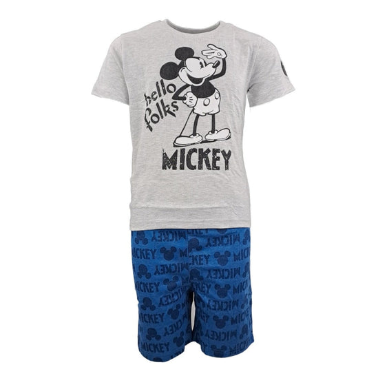 Disney Mickey Maus Kinder Jugend Schlafanzug Pyjama kurz - WS-Trend.de 134 - 164 baumwolle