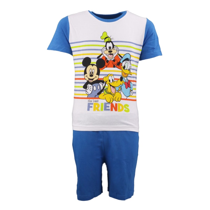 Disney Mickey Maus Kinder Schlafanzug Pyjama kurz - WS-Trend.de 98-128 baumwolle