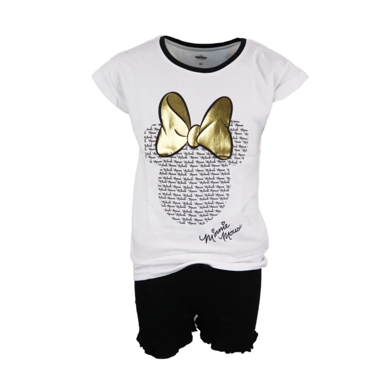 Disney Minnie Maus Jugend Pyjama - WS-Trend.de Mädchen kurzarm Schlafanzug 134-164 Baumwolle