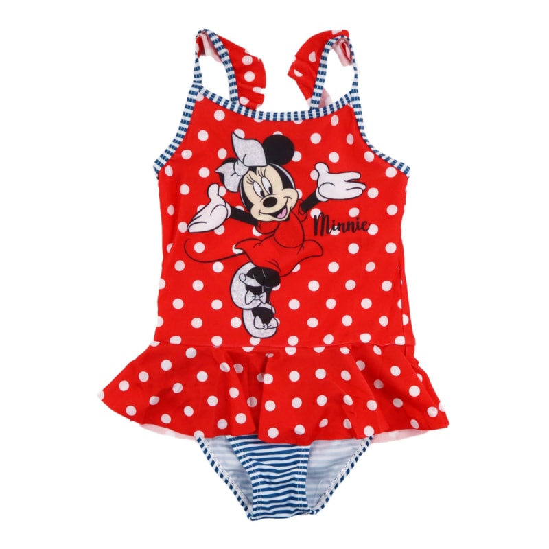 Disney Minnie Maus Kinder Badeanzug - WS-Trend.de Red Black für Mädchen 104-134