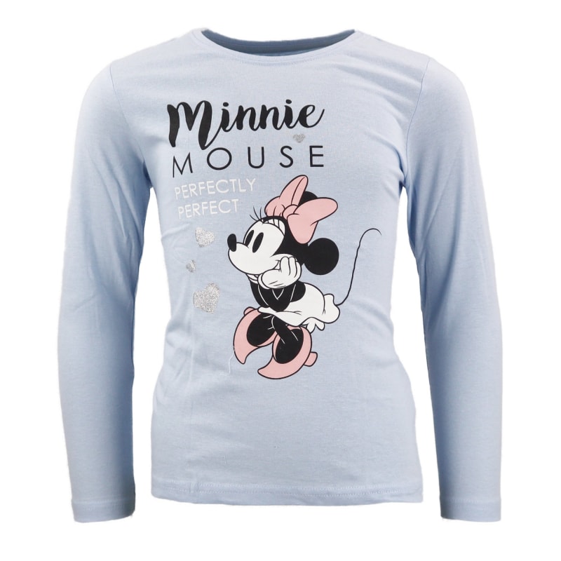 Disney Minnie Maus Kinder langarm T-Shirt - WS-Trend.de Mädchen 98-128 Baumwolle
