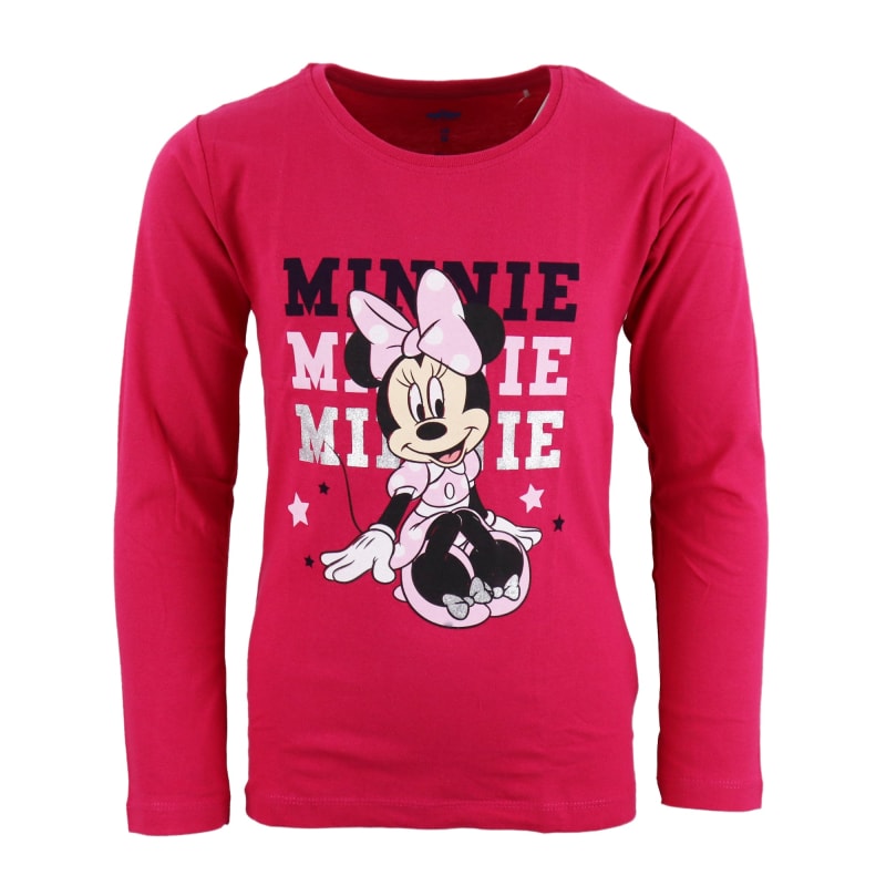 Disney Minnie Maus Kinder langarm T-Shirt - WS-Trend.de Mädchen 104 bis 134 Baumwolle