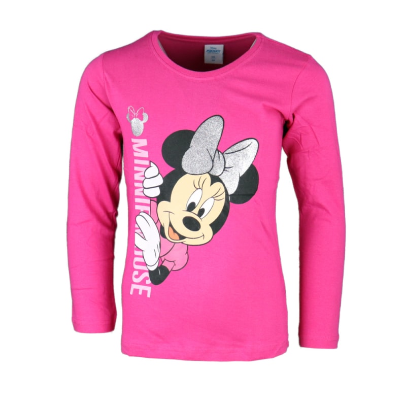Disney Minnie Maus Kinder langarm T-Shirt - WS-Trend.de Mädchen - 104 bis 134 - 100% Baumwolle