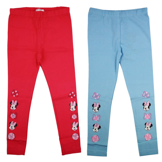Disney Minnie Maus Kinder Leggings Sporthose - WS-Trend.de Mädchen Blau Rot 104 bis 134
