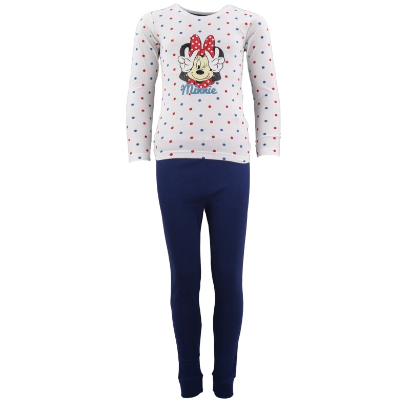 Disney Minnie Maus Kinder Schlafanzug Pyjama lang - WS-Trend.de 98-128 Baumwolle Mädchen