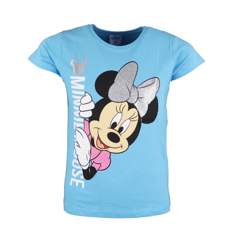 Mouse Mädchen WS-Trend T-Shirt Minni – Pink Minnie für 104-134 Blau Disney Maus