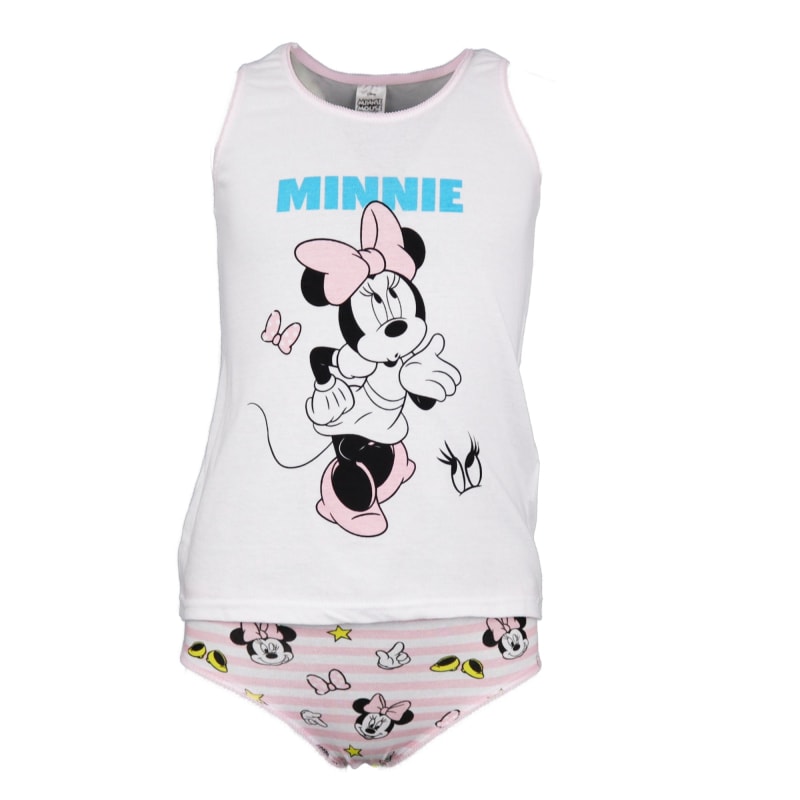 Disney Minnie Maus Kinder Unterhemd und Slip Set - WS-Trend.de Mädchen Unterwäsche 104 - 134