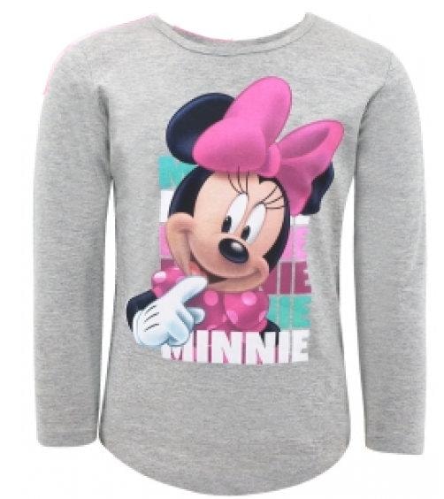 Disney Minnie Maus Sweet T-Shirt Langarm - Größe 110 bis 152 cm - WS-Trend.de langarm Pink für Mädchen Baumwolle -152